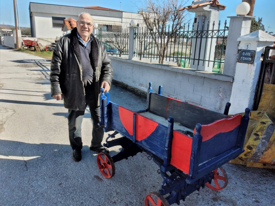 τελευταίος των καροτσέρηδων στη Θεσσαλονίκη Κωνσταντίνος Κοπέλης