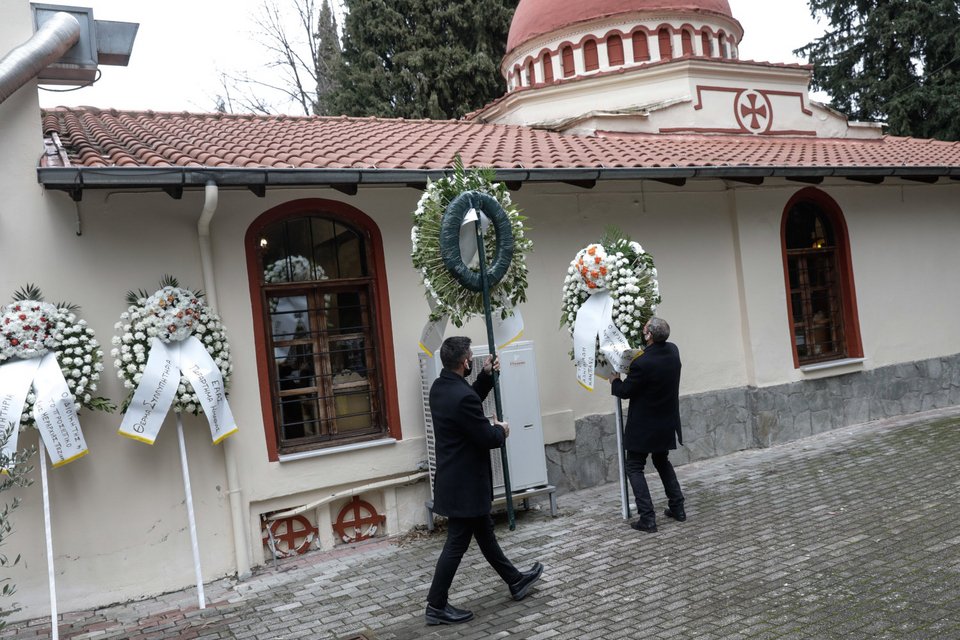 κηδεία του 19χρονου Άλκη Καμπανού στη Βέροια
