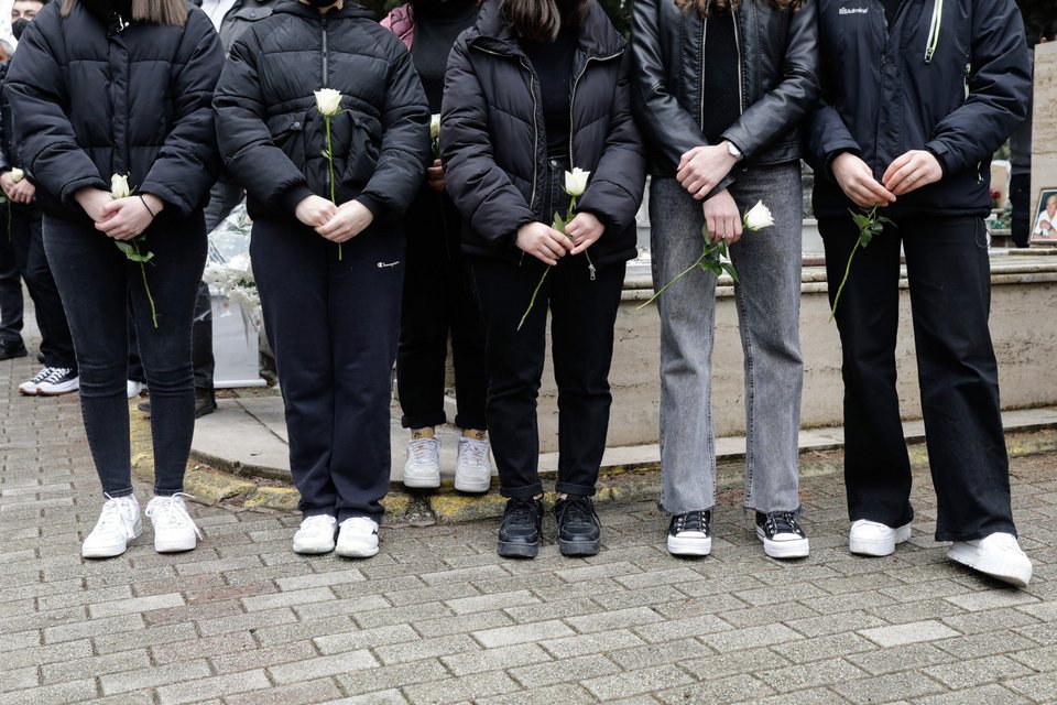 κηδεία του 19χρονου Άλκη Καμπανού στη Βέροια
