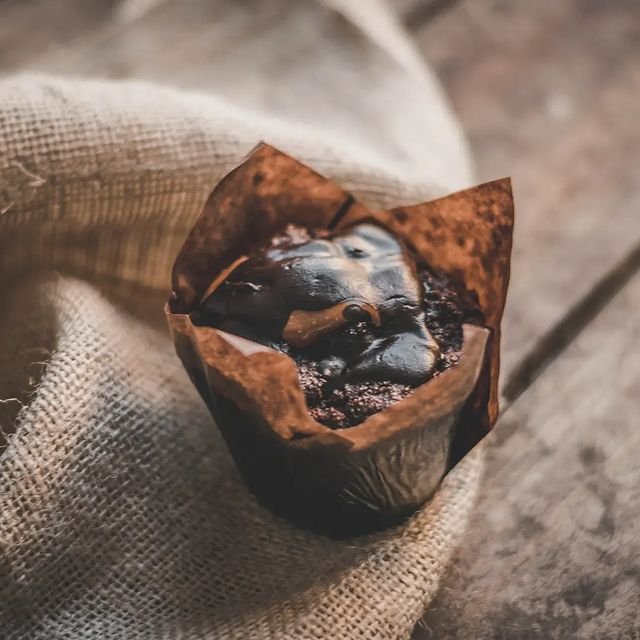 Mάφιν σοκολάτας vegan, gluten free και χωρίς επεξεργασμένη ζάχαρη.