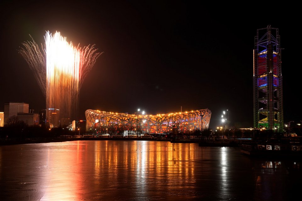 Η εντυπωσιακή τελετή έναρξης για τους Χειμερινούς Ολυμπιακούς του Πεκίνου / Φωτογραφία: AP