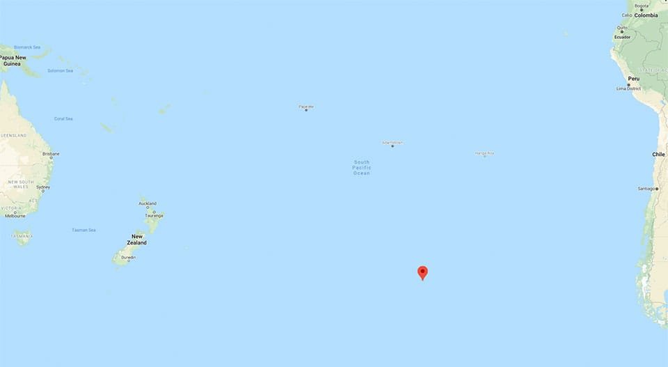 Το Point Nemo στον χάρτη