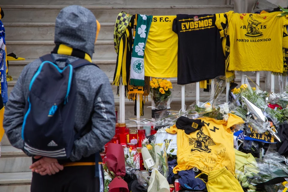 Το σημείο στο οποίο δολοφονήθηκε ο Αλκης Καμπάνος