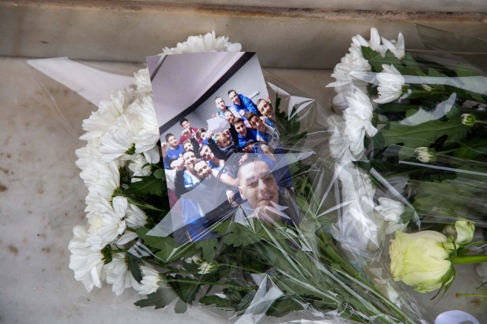 Το σημείο στο οποίο δολοφονήθηκε ο Αλκης Καμπάνος