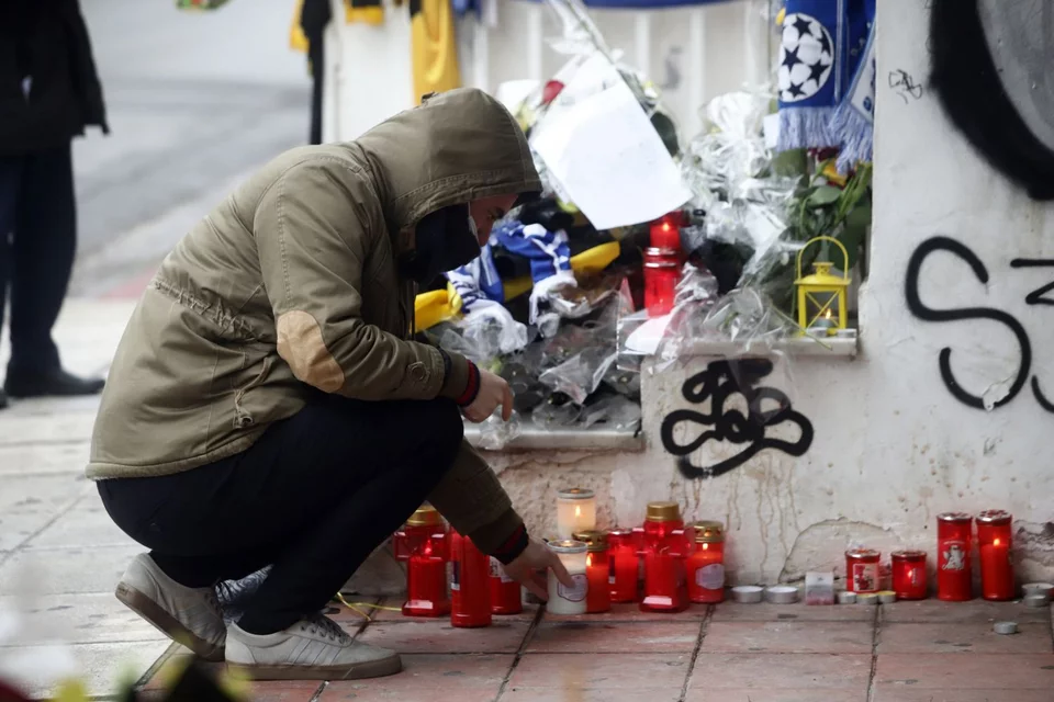 Το σημείο στο οποίο δολοφονήθηκε ο Αλκης Καμπάνος