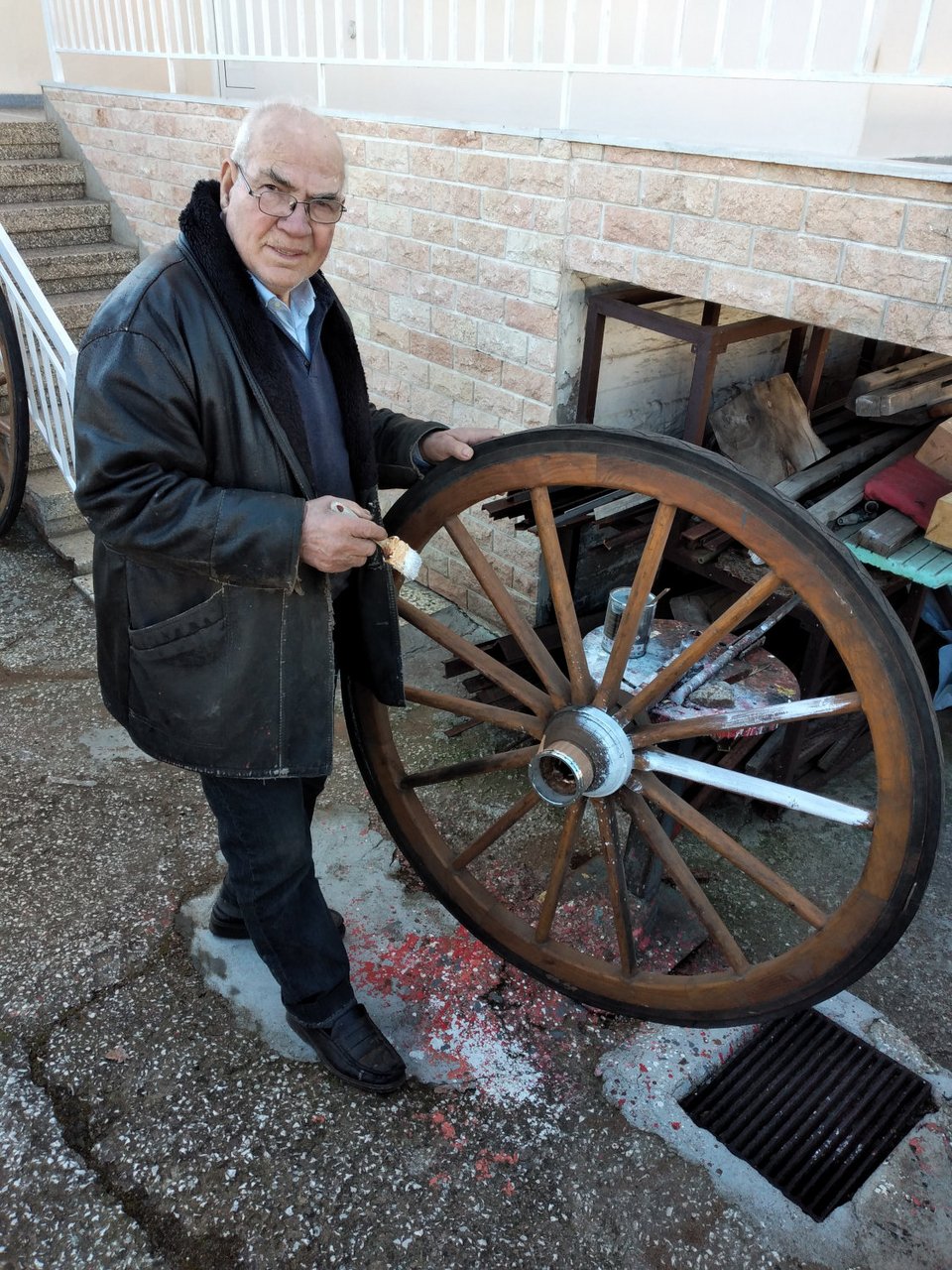 τελευταίος των καροτσέρηδων στη Θεσσαλονίκη Κωνσταντίνος Κοπέλης