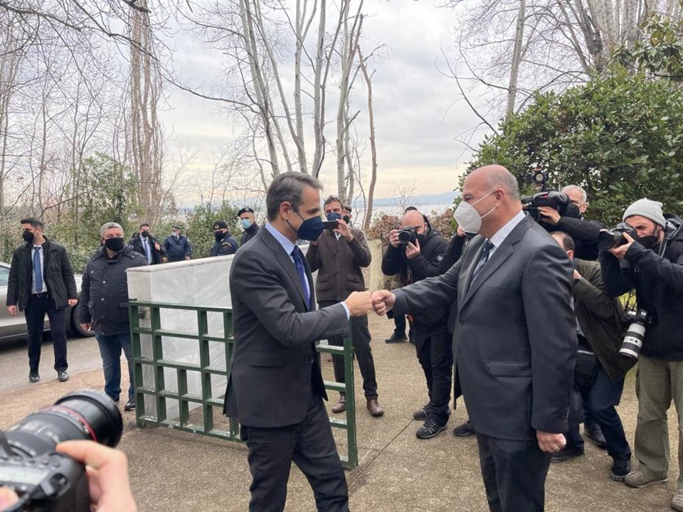πρωθυπουργός Κυριάκος Μητσοτάκης και ο υπουργός Δικαιοσύνης Κώστας Τσιάρας