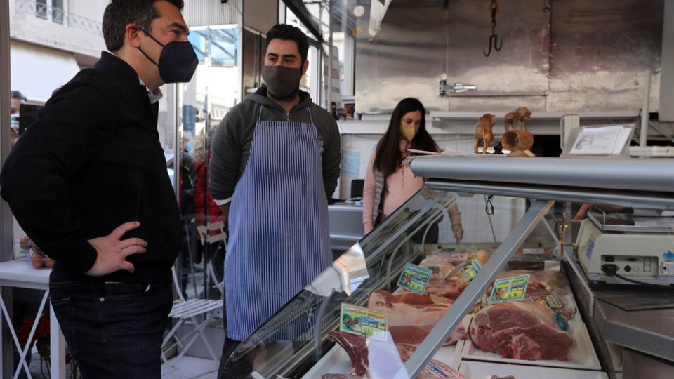 Από την περιοδεία του Αλέξη Τσίπρα στον Βύρωνα
