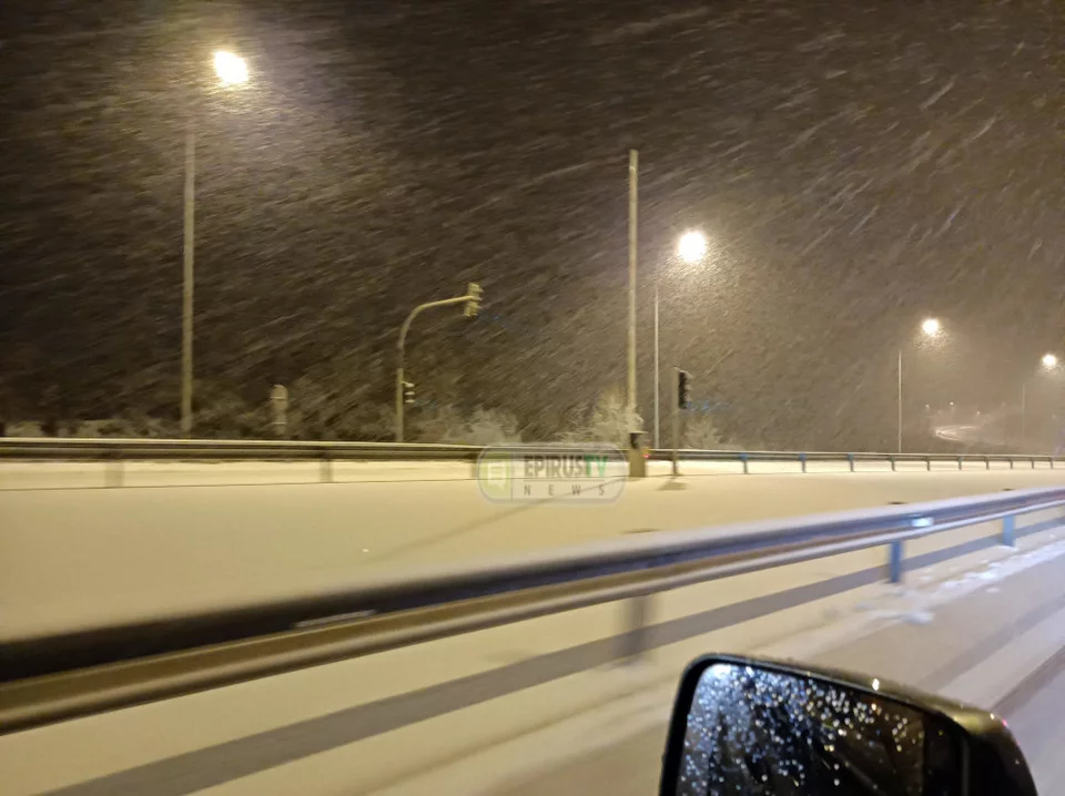 Ninsori abundente în Ioannina