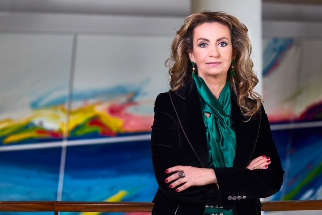Η κ. Σοφία Κουνενάκη-Εφραίμογλου, Αντιπρόεδρος του Ιδρύματος Μείζονος Ελληνισμού.
