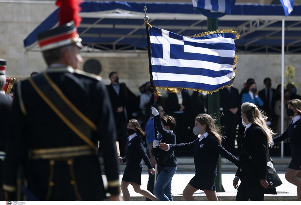25η Μαρτίου, μαθητική παρέλαση στο κέντρο της Αθήνας