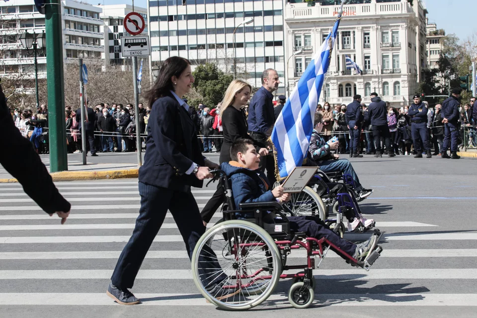 25η Μαρτίου, μαθητική παρέλαση στο κέντρο της Αθήνας