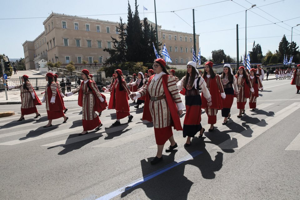 25η Μαρτίου, μαθητική παρέλαση στο κέντρο της Αθήνας