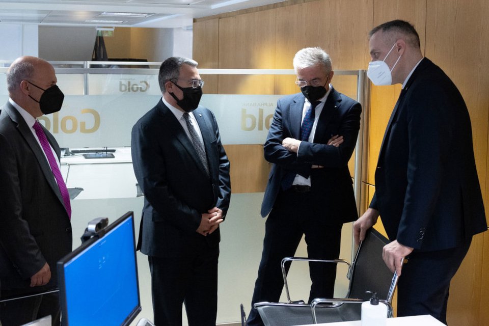 Ο διευθύνων σύμβουλος της Alpha Bank Βασίλης Ψάλτης / Alpha Bank