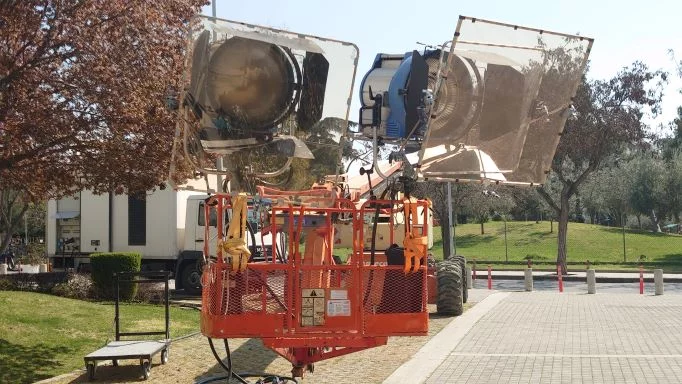 Γυρίσματα της ταινίας «The Bricklayer» / ΑΠΕ