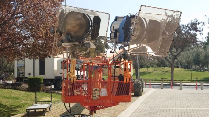  Γυρίσματα της ταινίας «The Bricklayer» / ΑΠΕ 