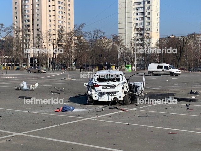 δημοσιογράφος σκοτώθηκε στο Κίεβο, αυτοκίνητο