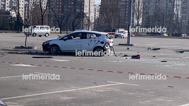 δημοσιογράφος σκοτώθηκε στο Κίεβο, αυτοκίνητο
