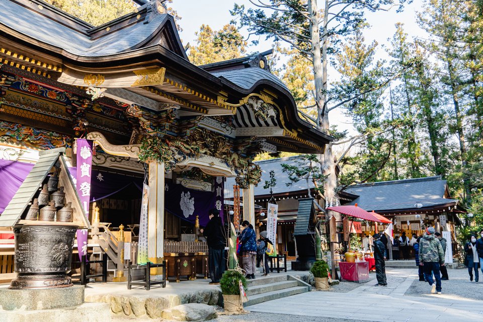 Το Hodosan Shrine, ένα παλιό ιερό στο Nagatoro, μια πόλη περίπου δέκα χιλιόμετρα βόρεια του Chichibu