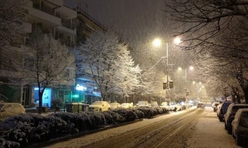 Κακοκαιρία Φίλιππος, χιόνια στα Γιάννενα