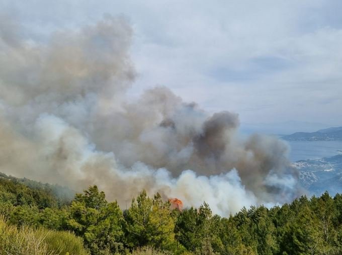 φωτιά στη Σάμο