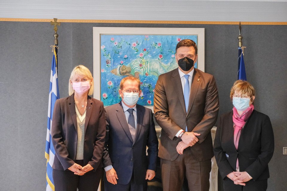 Η συνάντηση του Βασίλη Κικίλια με τους Γάλλους