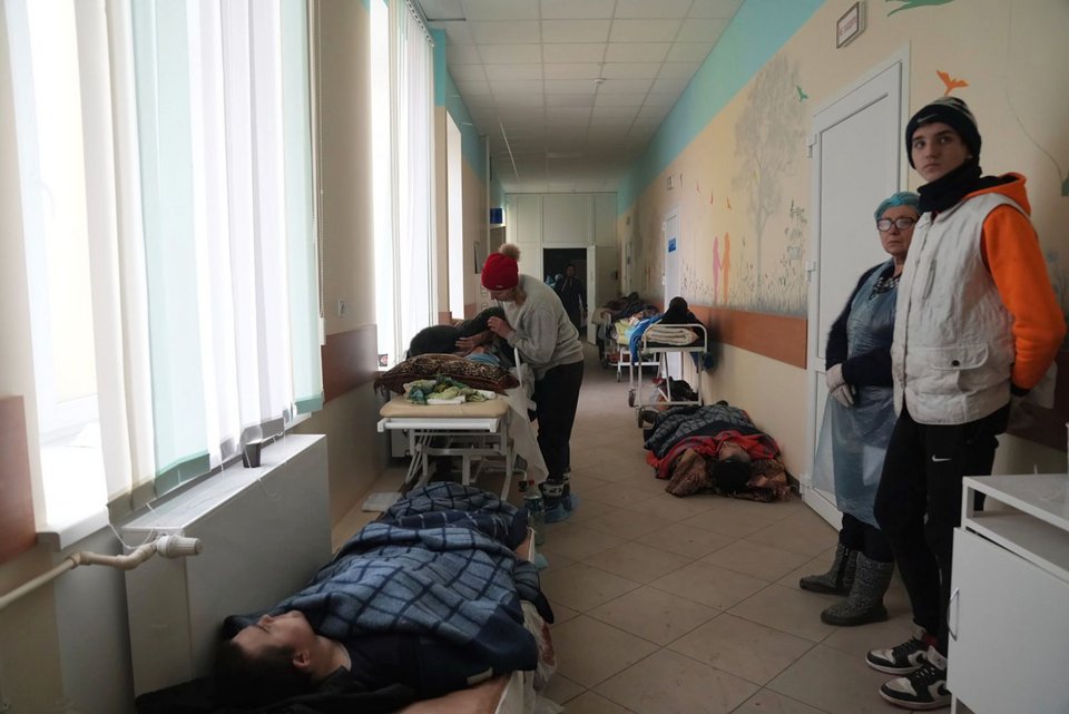 Τραυματίες στο νοσοκομείο Νο 3 της Μαριούπολης