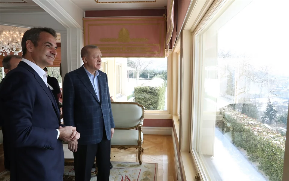 Κυριάκος Μητσοτάκης και Ταγίπ Ερντογάν