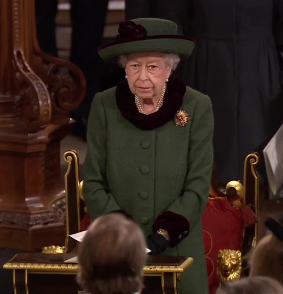 βασίλισσα ελισάβετ δακρυσμένη μνημόσυνο πρίγκιπα Φιλίππου