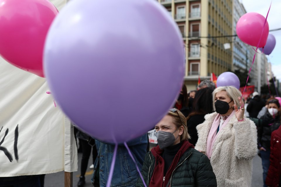 πορεία Σύνταγμα Παγκόσμια Ημέρα Γυναίκας