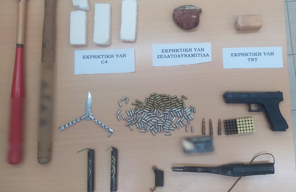 Πάτρα, όπλα, εκρηκτικά, ναρκωτικά
