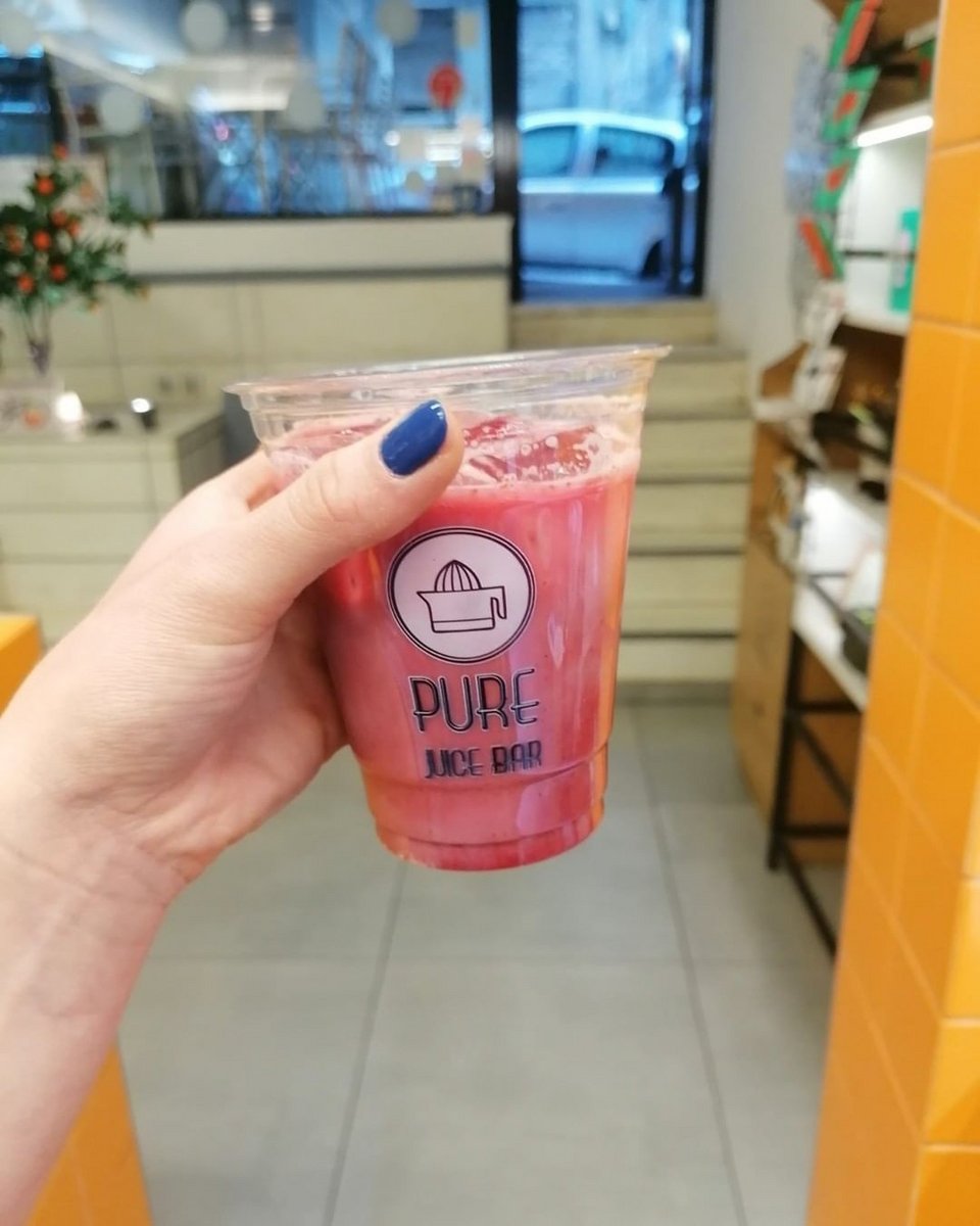 Χυμοί και smoothies από το Pure Juice Bar στη Σίνα - Φωτογραφία: Pure Juice Bar/Instagram