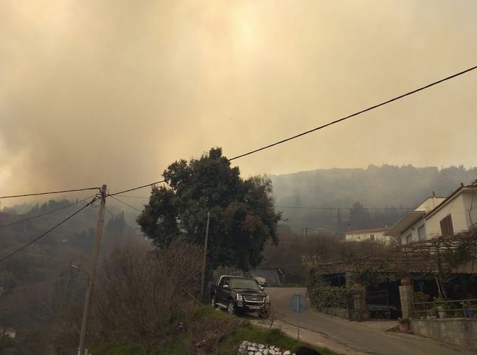 φωτιά στη Σάμο
