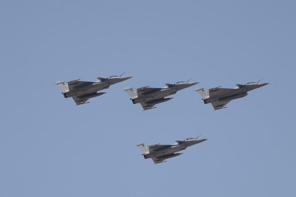 Τα Rafale που αποκτήθηκαν πρόσφατα από τη Γαλλία στον ελληνικό ουρανό για πρώτη φορά!
