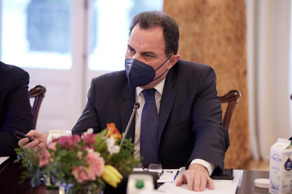 Ο υπουργός Αγροτικής Ανάπτυξης Γ. Γεωργαντάς / Φωτογραφία: Γραφείου Τύπου Πρωθυπουργού/Δημήτρης Παπαμήτσος