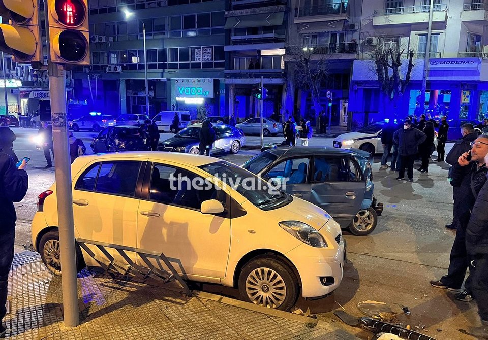 τροχαίο με αστικό λεωφορείο στη Θεσσαλονίκη