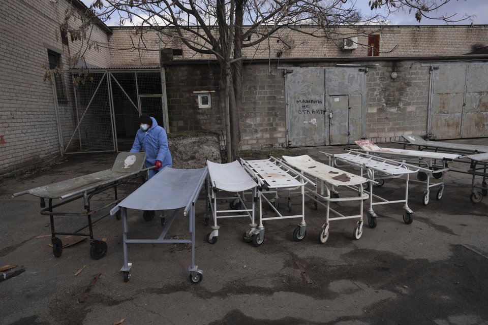 Ουκρανία, Μαριούπολη, ομαδικός τάφος