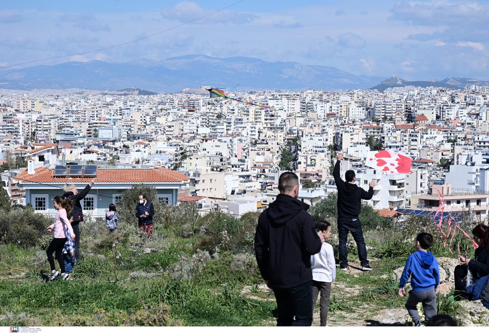 χαρταετός, Καθαρά Δευτέρα, Αθήνα