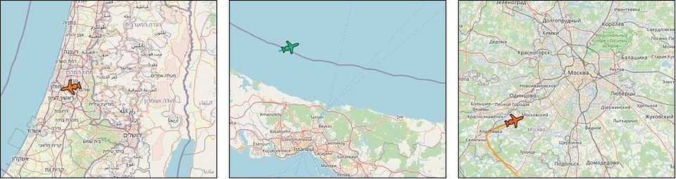 Ο χάρτης της χθεσινής διαδρομής του Ρόμαν Αμπράμοβιτς