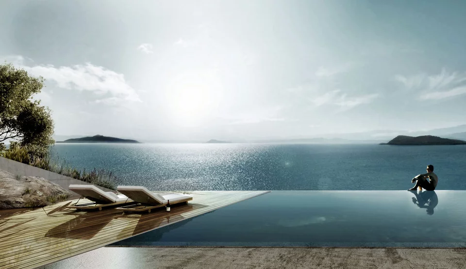 Infinity Resort Πόρτο Χέλι πισίνα