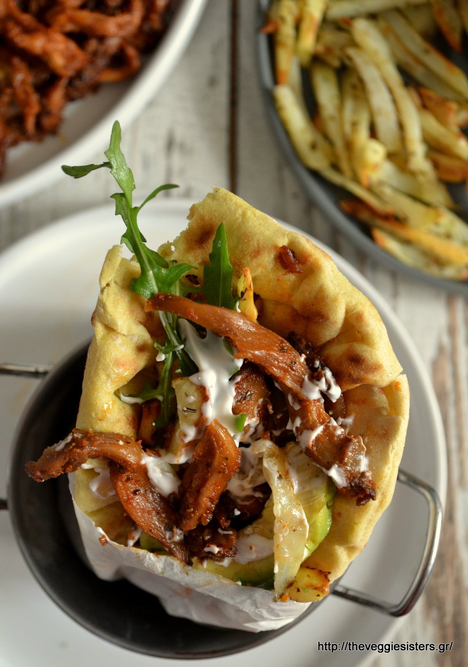 Η συνταγή για vegan σουβλάκι από το blog Τhe Veggie Sisters - Φωτογραφία: theveggiesisters.gr