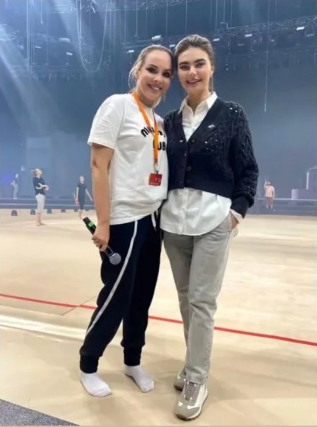 Η Αλίνα Καμπάεβα με την Εκατερίνα Σιροτίνα