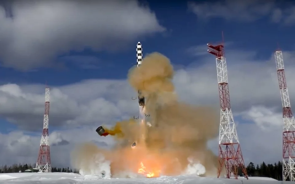 Η Ρωσία ανακοίνωσε την περασμένη εβδομάδα πως πραγματοποίησε την πρώτη δοκιμαστική εκτόξευση πυραύλου Sarmat