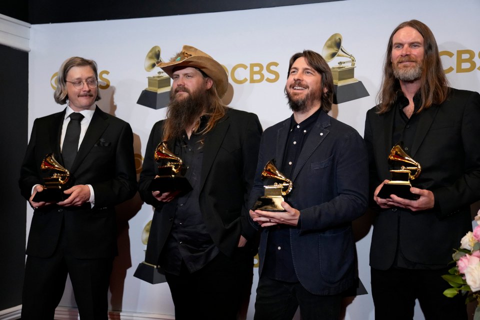 Oι Dave Cobb, J.T. Cure, Derek Mixon και Chris Stapleton / AP Photo/John Locher