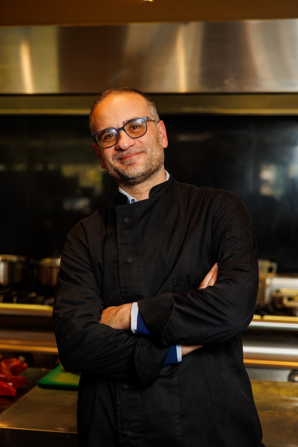 Ο Χάρης Βέντης, ο δημιουργός του Mexha και του μενού/Φωτογραφία Dimitris Michailaras για το iefimerida