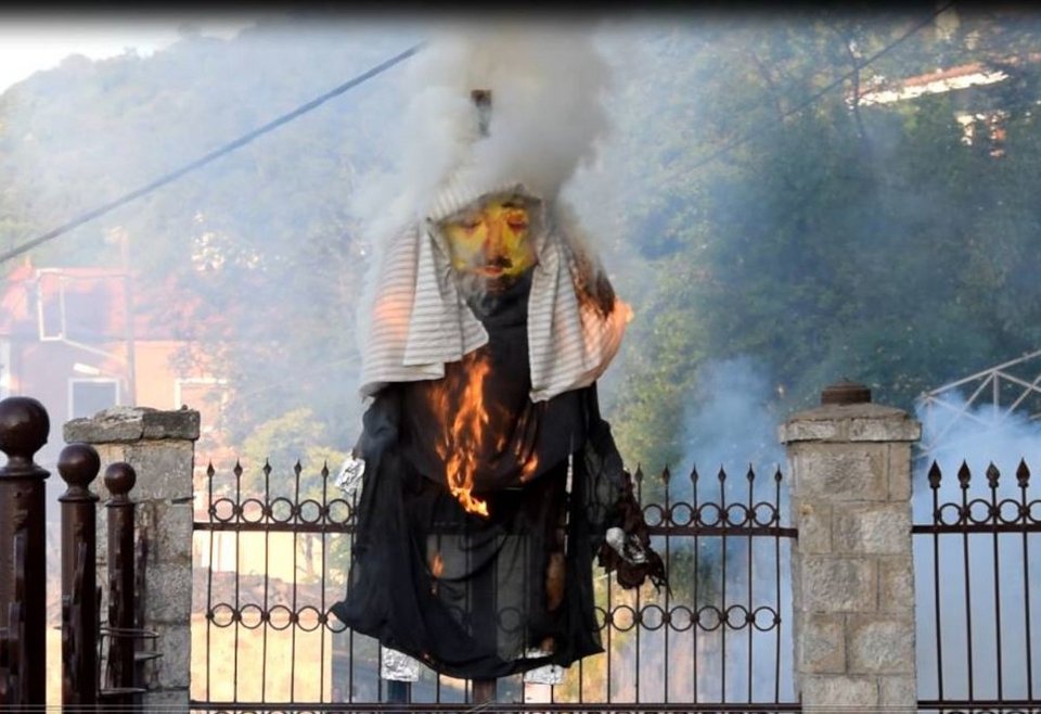 To «κάψιμο του Ιούδα» στην Υπάτη