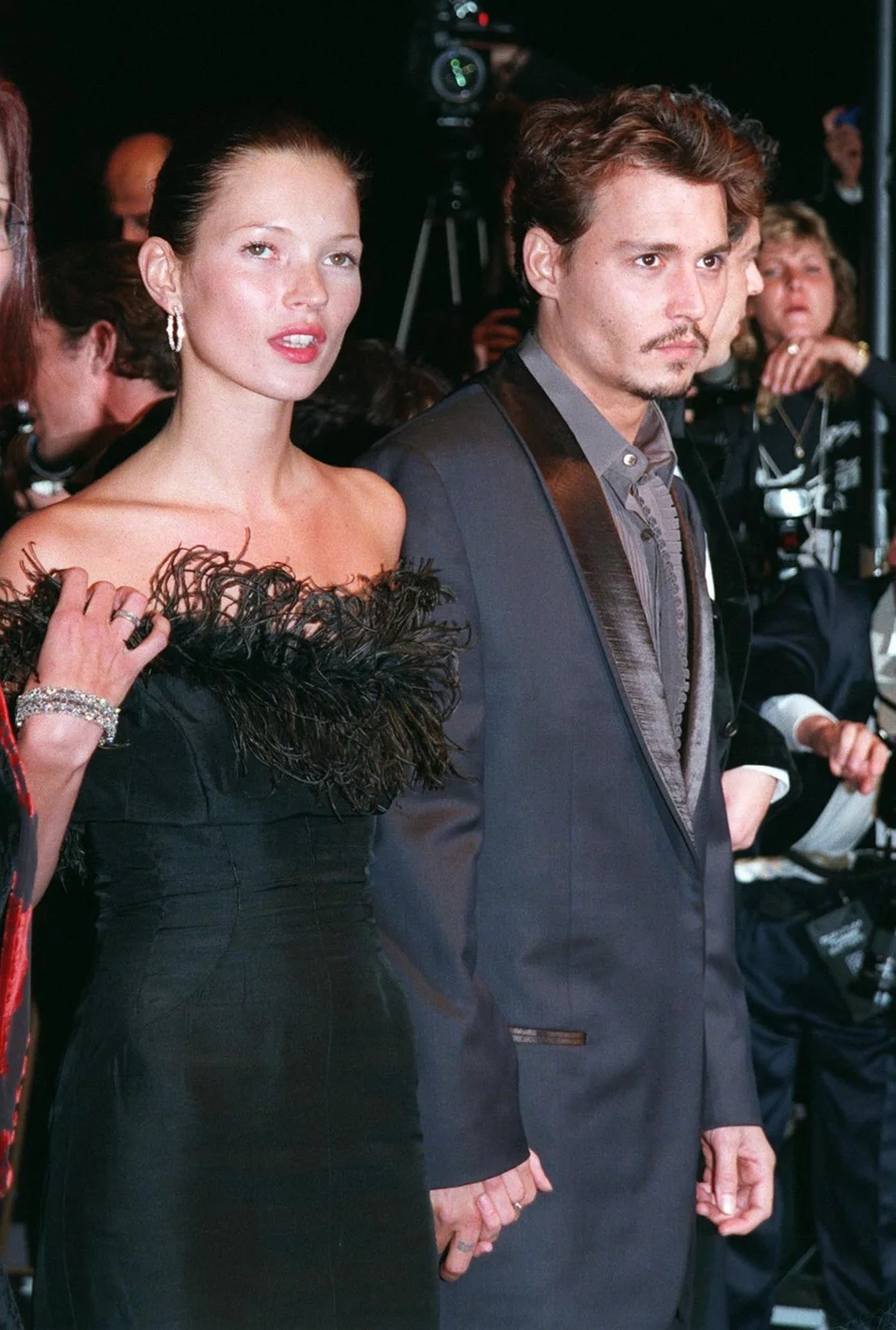 Τζόνι Ντεπ και Κέιτ Μος στο Φεστιβάλ των Καννών το 1997