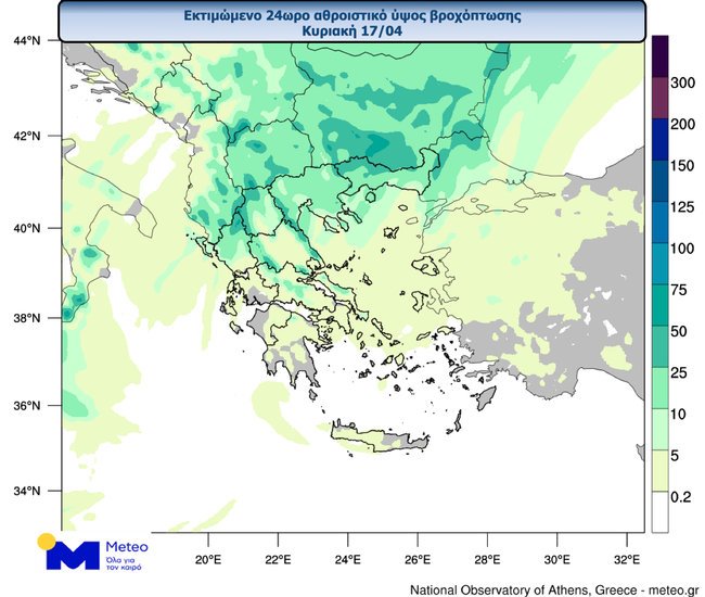 καιρός, χάρτης