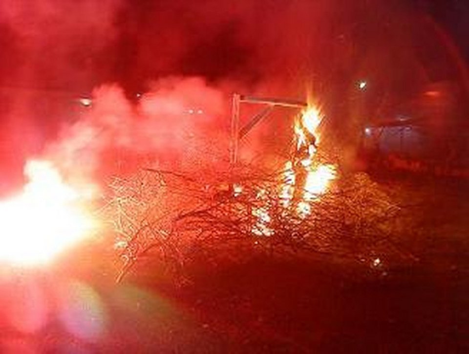 Πάσχα / Κάψιμο του Ιούδα στην Τεμένη Αιγαίου