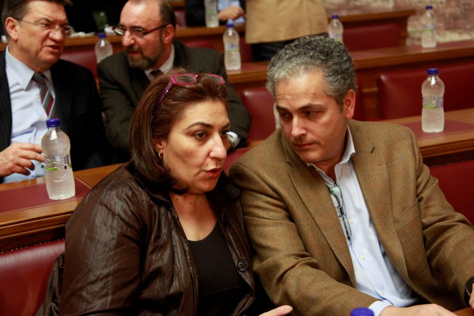 Κώστας Καρτάλης και Τόνια Αντωνίου / Φωτογραφία αρχείου: Eurokinissi